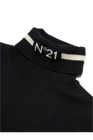 maglione in lana nero N°21 KIDS | N2100AN01190N900